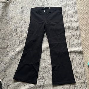 Betabrand pull on black trousers